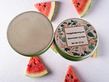 Watermelon Natural Lip Balm Pot