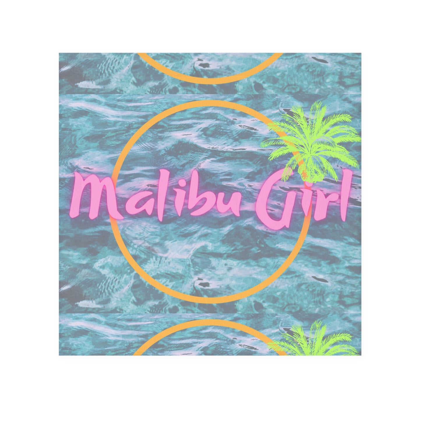 Malibu Girl Face Towel