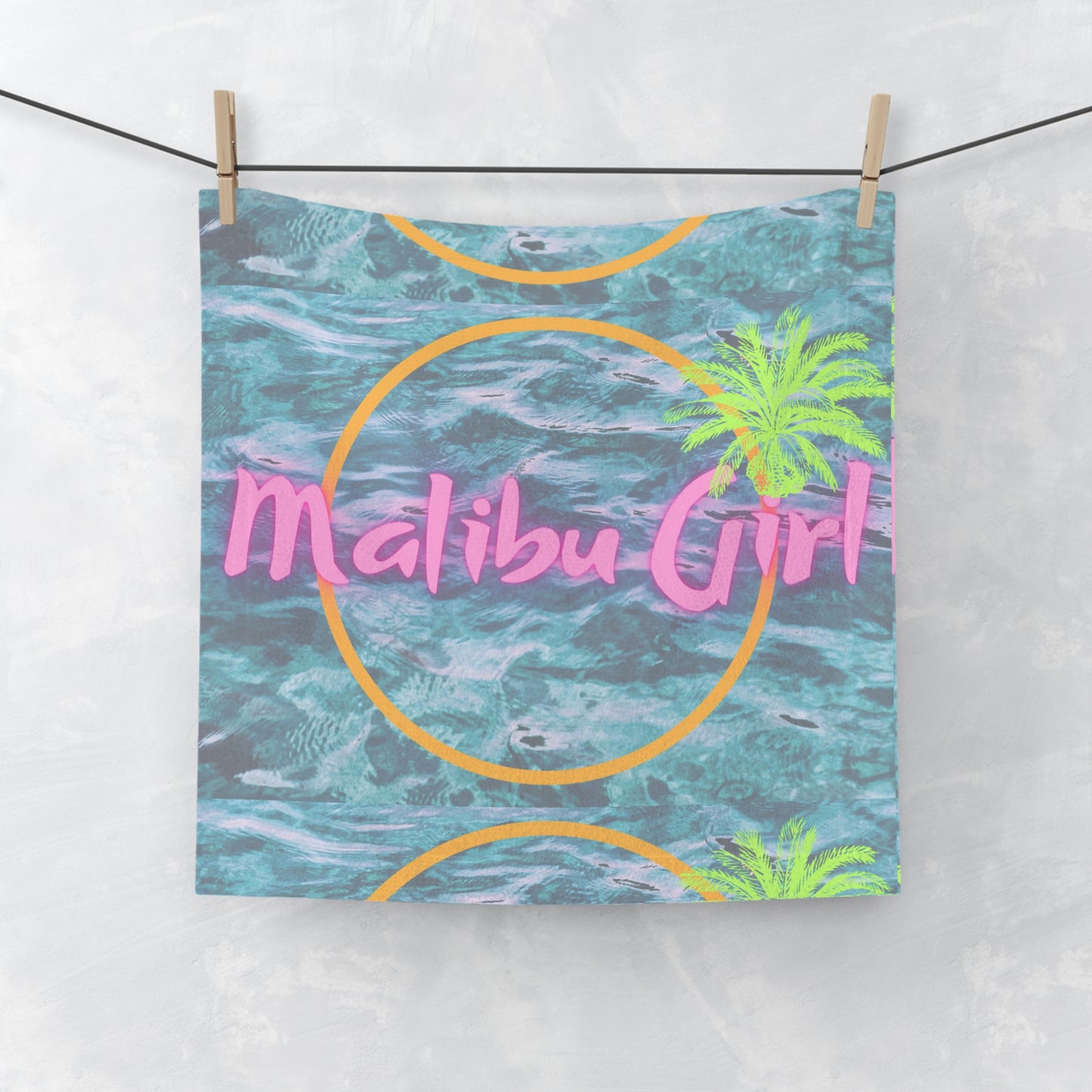 Malibu Girl Face Towel