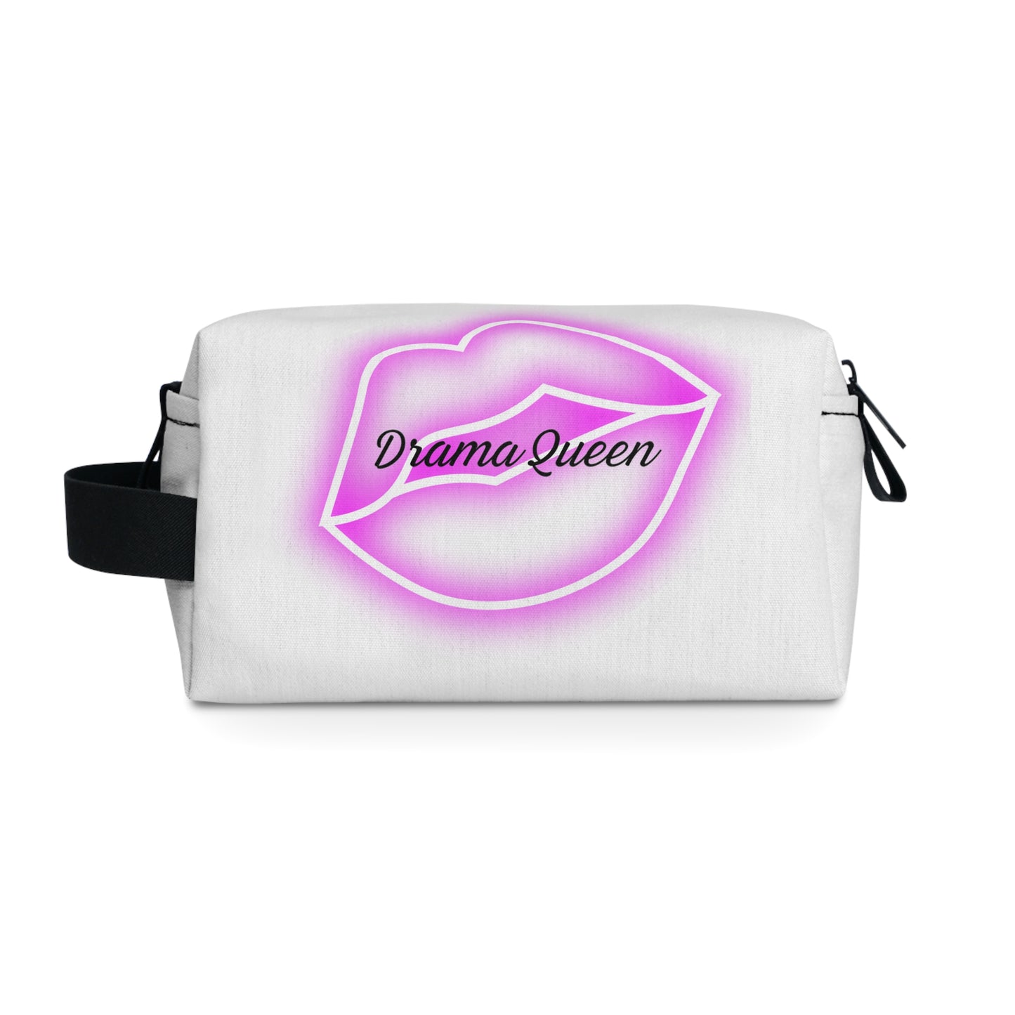 Drama Queen Pink Lips Cosmetics and Toiletry Bag